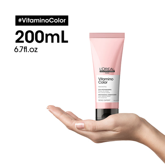 Vitamino Color Conditioner With Resveratrol For Color-Treated Hair Serie Expert 200Ml