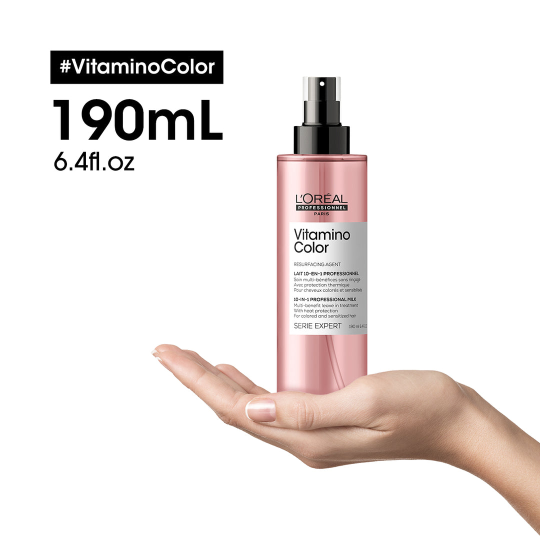 Vitamino Color Multi-Benefit Leave In Treatment With Resveratrol For Color-Treated Hair Serie Expert  190Ml