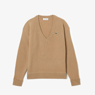 Shop The Latest Collection Of Lacoste Women'S Lacoste V-Neck Sweater - Af9554 In Lebanon