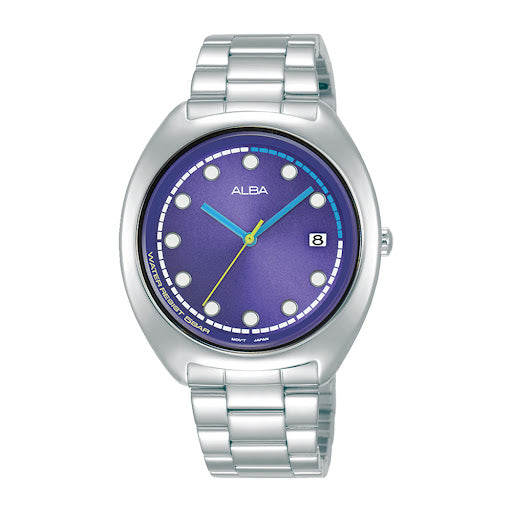 Shop The Latest Collection Of Alba Active Lady L. Purple Dial Silver Mesh 36Mm - Ag8K49X1 In Lebanon