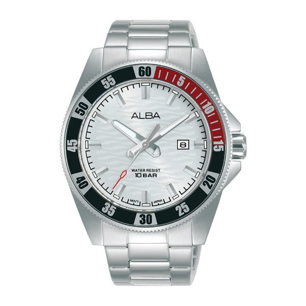 Shop The Latest Collection Of Alba Active White Dial Silver Steel 42.5Mm- Ag8L99X1 In Lebanon