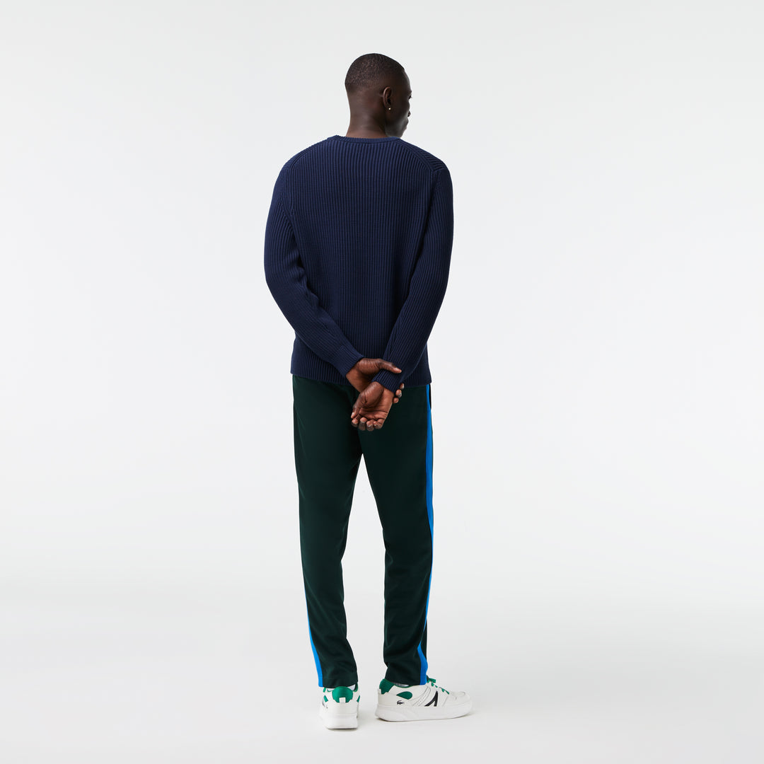 Men's Lacoste Classic Fit Crew Neck Organic Cotton Sweater - Ah0255