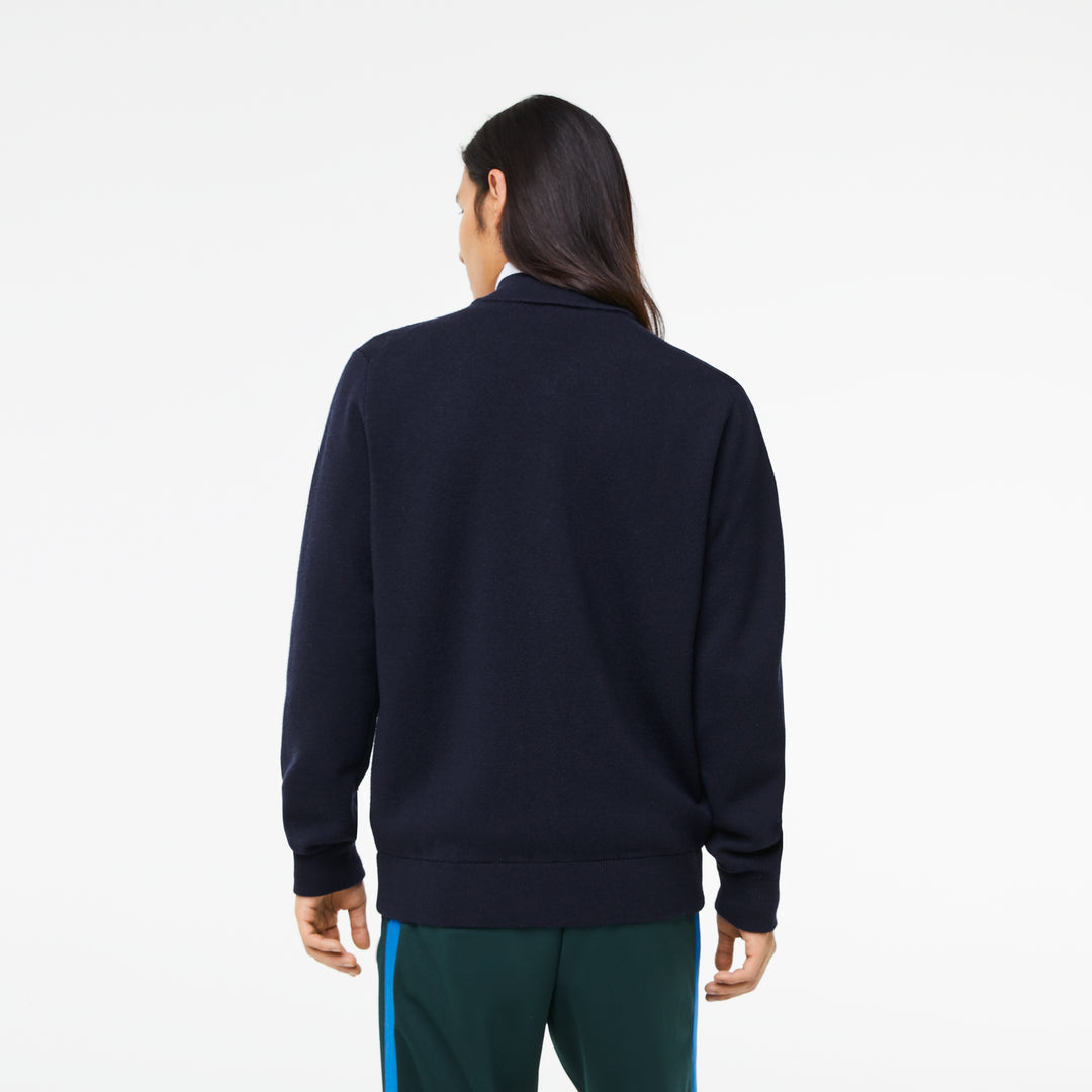 Men's Lacoste Classic Fit Wool Zip Sweater - Ah0394