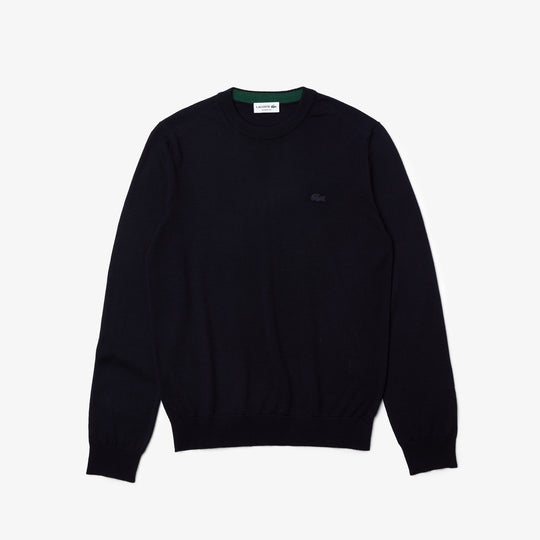 Shop The Latest Collection Of Lacoste Men'S Crew Neck Merino Wool Sweater - Ah1969 In Lebanon