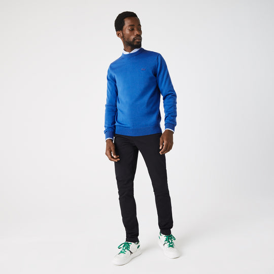 Men's Crew Neck Merino Wool Sweater - Ah1969