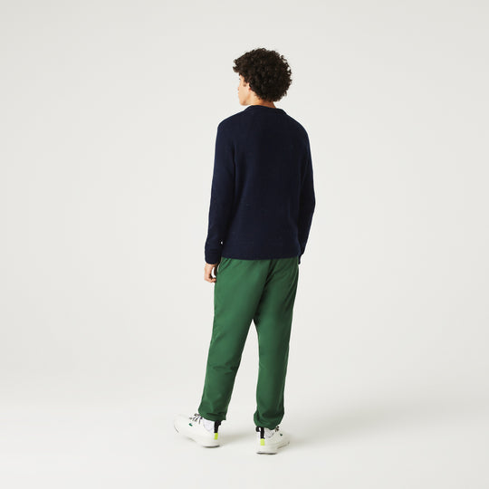 Men's Regular Fit Speckled Print Wool Jersey Sweater - Ah2341