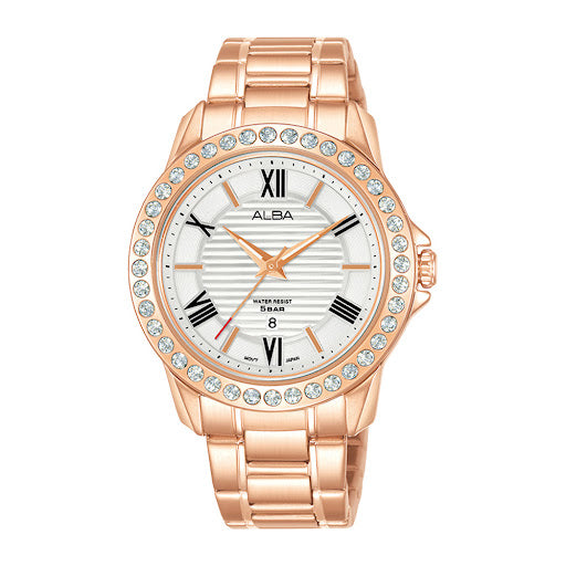 Shop The Latest Collection Of Alba Prestige Lady White Dial R.G. Steel 36Mm - Ah7V68X1 In Lebanon