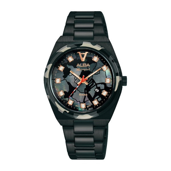 Shop The Latest Collection Of Alba Signa Lady Limited Blk Dial Blk Steel 32Mm - Ah7Z43X1 In Lebanon