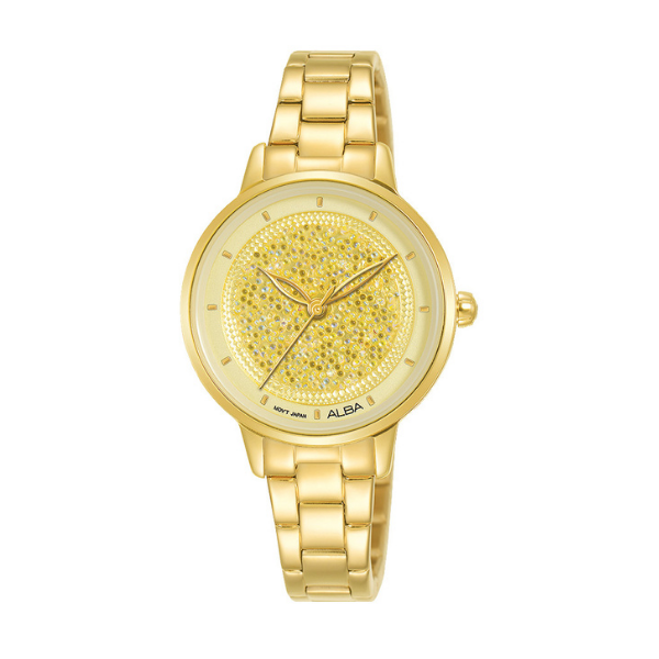 Shop The Latest Collection Of Outlet - Alba Alba Fashion Gold Dial Gold Steel- Ah8592X1 In Lebanon