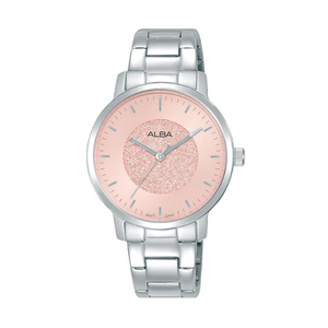 Shop The Latest Collection Of Alba Fashion Light Pink Dial Silver Steel 33Mm-Ah8913X1 In Lebanon