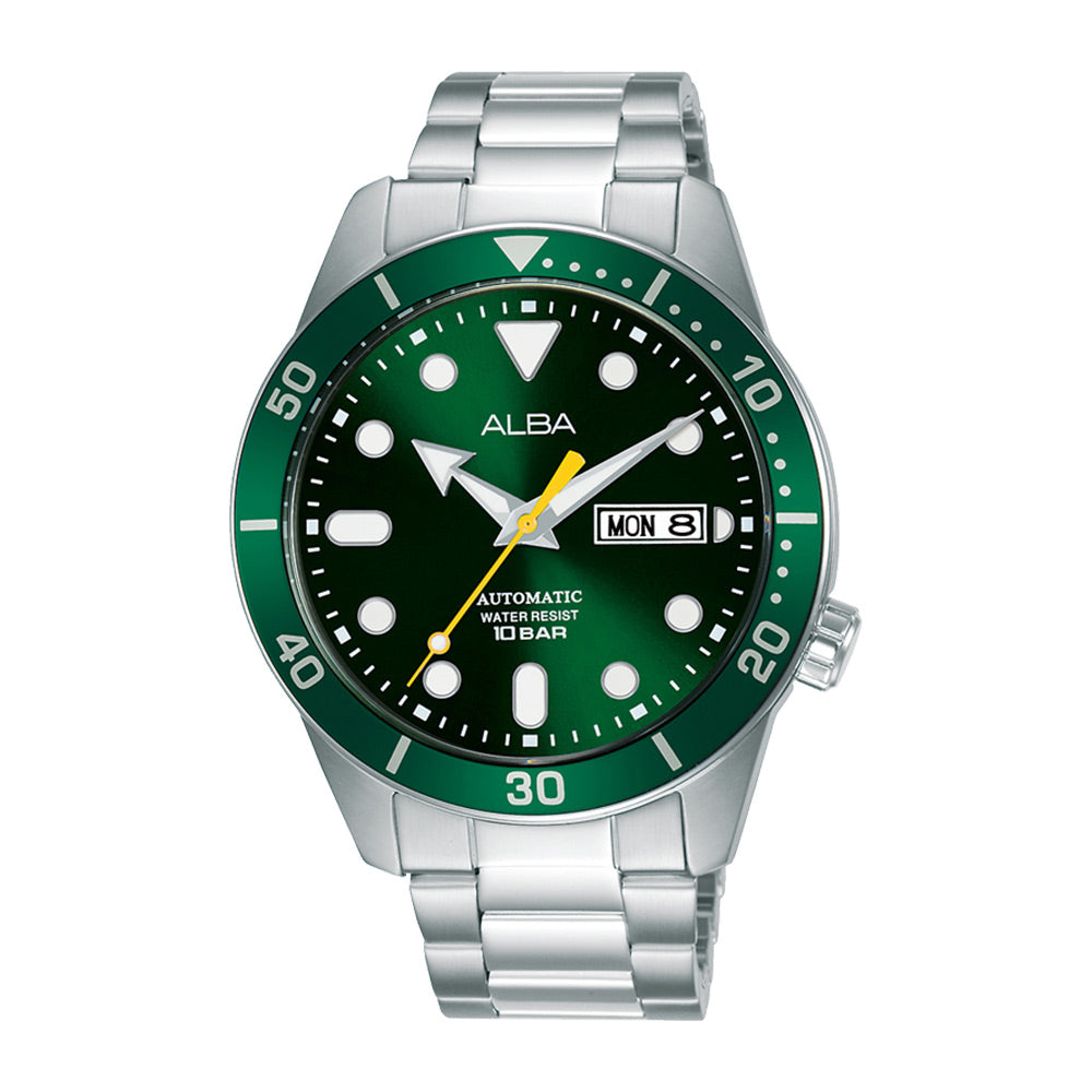 Shop The Latest Collection Of Alba Prestige Automatic Green Dial Steel 42Mm - Al4165X1Q In Lebanon