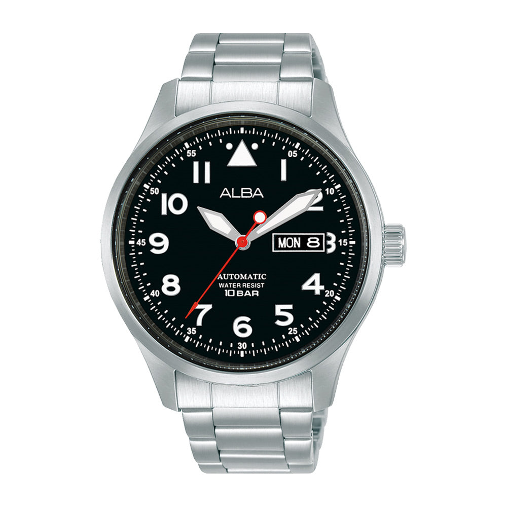 Shop The Latest Collection Of Alba Active Automatic Black Dial Silver Steel 42Mm- Al4205X1Q In Lebanon