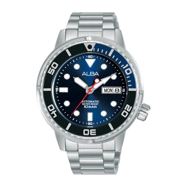Shop The Latest Collection Of Alba Active Auto Blue Dial Silver Steel 43Mm- Al4245X1 In Lebanon