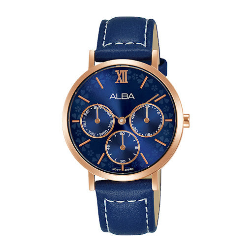 Shop The Latest Collection Of Alba Fashion Blue Dial Blue Leather 34Mm - Ap6692X1 In Lebanon