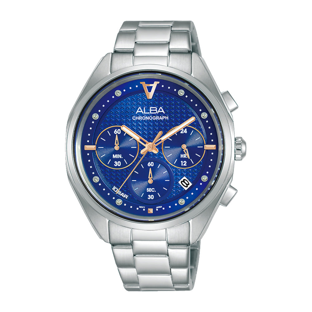 Shop The Latest Collection Of Alba Signa Lady Blue Dial Silver Steel 38Mm - At3G91X1 In Lebanon