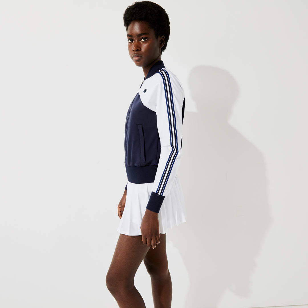 Lacoste Sport Loose Fit Colorblock Zip Teddy Jacket - Bf6982