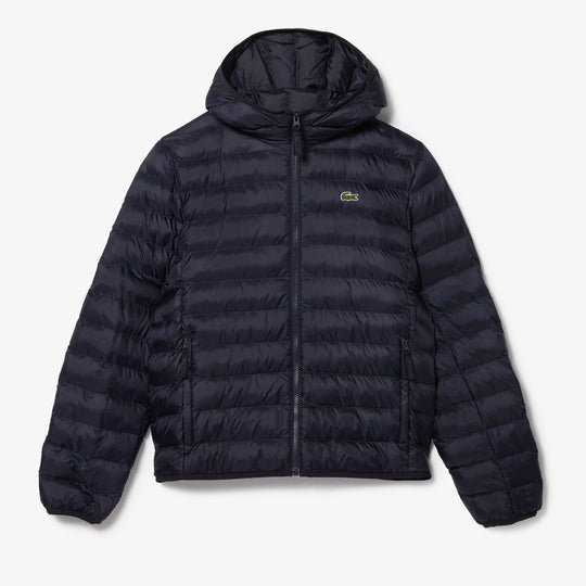 Shop The Latest Collection Of Lacoste Men'S Lacoste Quilted Hooded Short Jacket - Bh0539 In Lebanon