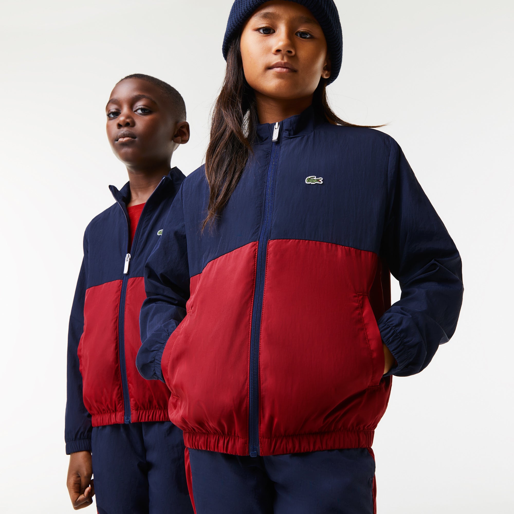 Lacoste colour block clearance jacket