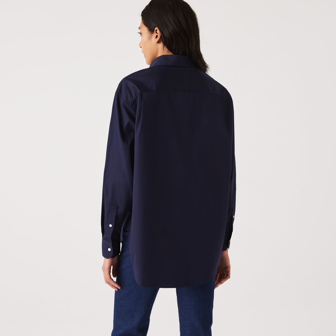 Women's Lacoste French Collar Oversized Shirt - Cf2601