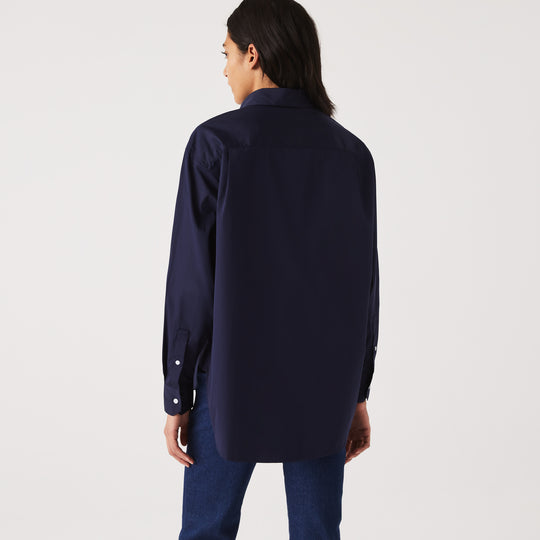 Women's Lacoste French Collar Oversized Shirt - Cf2601