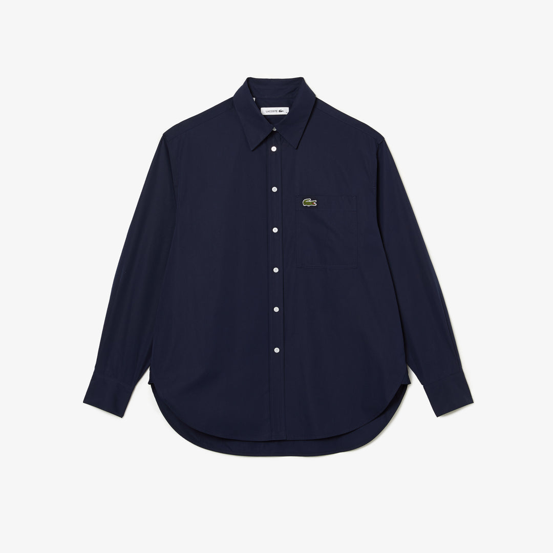 Shop The Latest Collection Of Lacoste Women'S Lacoste French Collar Oversized Shirt - Cf2601 In Lebanon