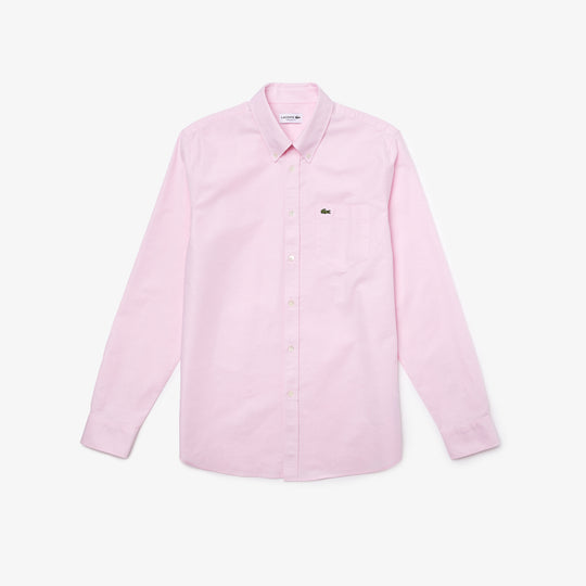 Shop The Latest Collection Of Lacoste Men'S Regular Fit Oxford Cotton Shirt - Ch2979 In Lebanon