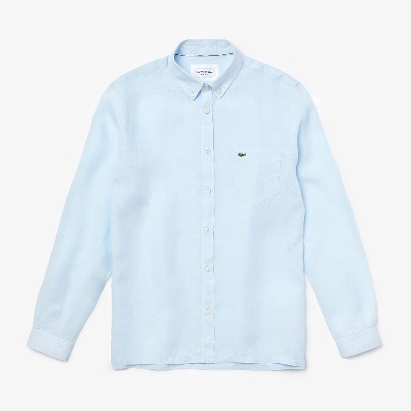 Shop The Latest Collection Of Lacoste Men'S Regular Fit Linen Shirt - Ch4990 In Lebanon