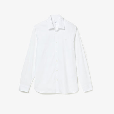 Shop The Latest Collection Of Lacoste Men'S Lacoste Slim Fit French Collar Cotton Poplin Shirt - Ch5253 In Lebanon