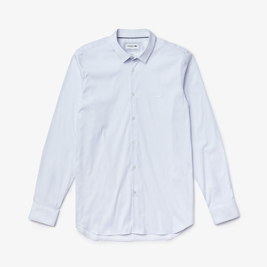 Shop The Latest Collection Of Outlet - Lacoste Men'S Printed Stretch Poplin Shirt - Ch6793 In Lebanon