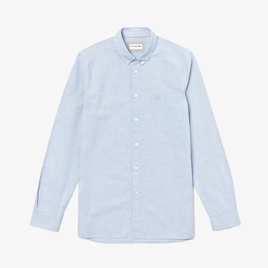 Shop The Latest Collection Of Outlet - Lacoste Lacoste Men'S Slim Fit Pied-De-Poule Cotton Shirt - Ch9668 In Lebanon