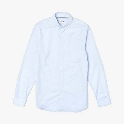 Men's Slim Fit Printed Cotton Poplin Shirt - Ch9743