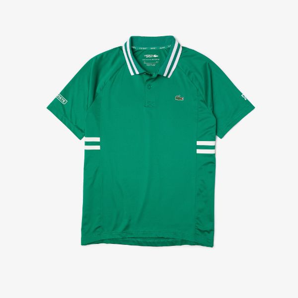 Shop The Latest Collection Of Outlet - Lacoste Men'S Lacoste Sport X Novak Djokovic Breathable Ultra-Dry Polo Shirt - Dh9615 In Lebanon