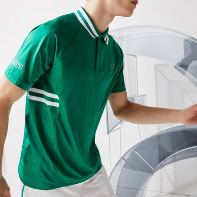 Men's Lacoste Sport X Novak Djokovic Breathable Ultra-Dry Polo Shirt - Dh9615