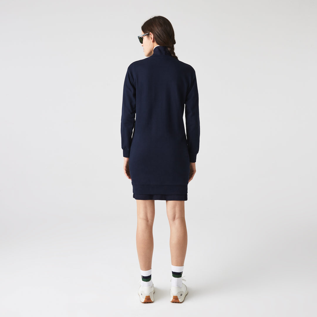 Women's Lacoste Loose Fit Cotton Fleece Dress - Ef2591