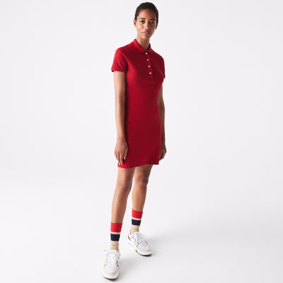 Women's Stretch Cotton Piqué Polo Dress - Ef5473