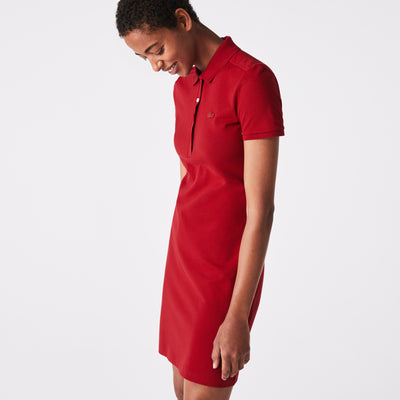 Women's Stretch Cotton Piqué Polo Dress - Ef5473