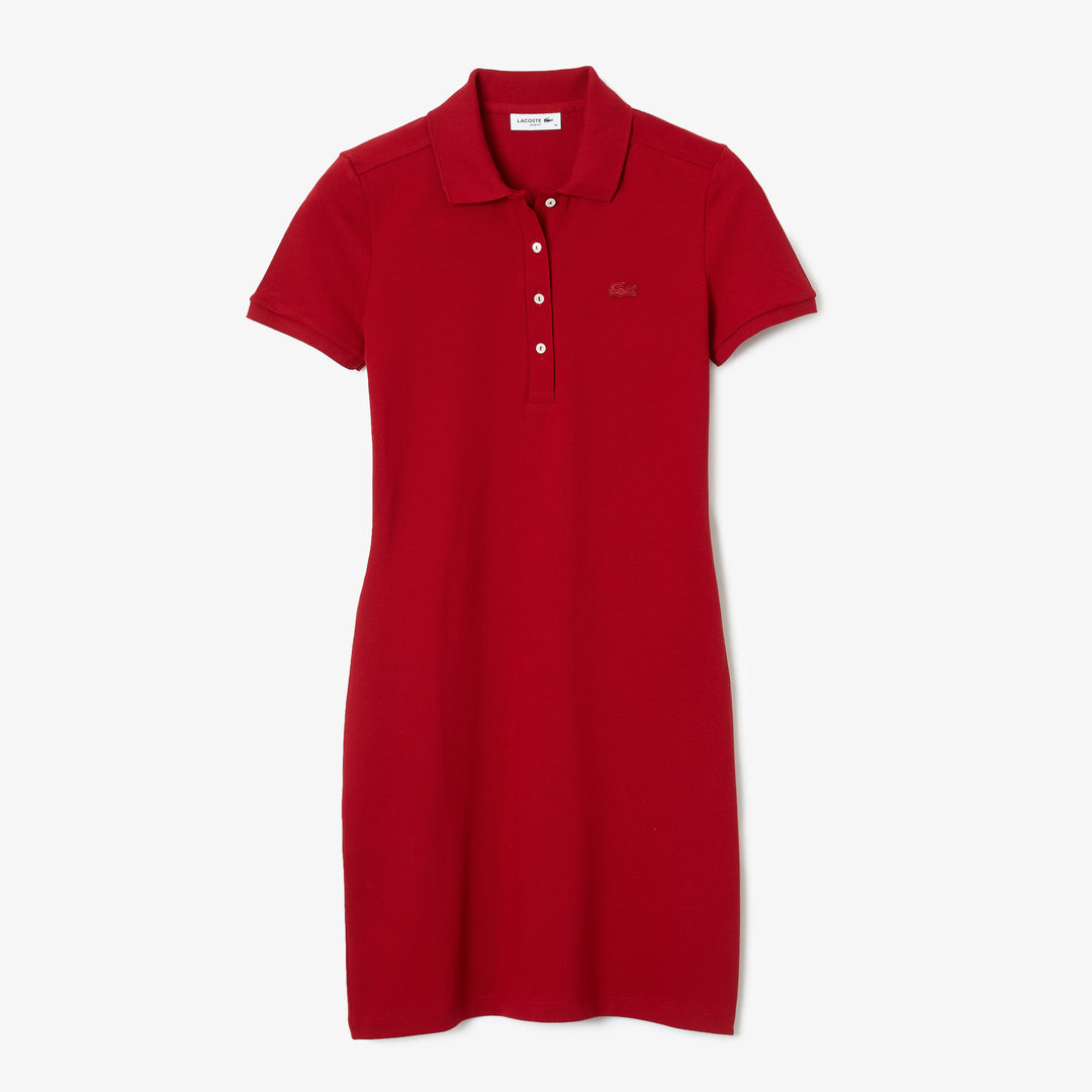 Shop The Latest Collection Of Outlet - Lacoste Women'S Stretch Cotton Piquã© Polo Dress - Ef5473 In Lebanon