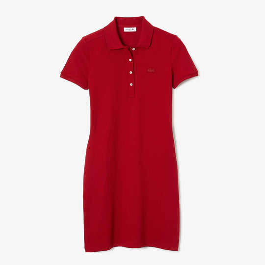 Shop The Latest Collection Of Outlet - Lacoste Women'S Stretch Cotton Piquã© Polo Dress - Ef5473 In Lebanon