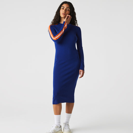 Wool Long Sweater Dress - Ef7050
