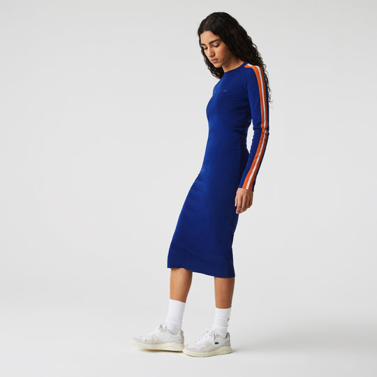 Wool Long Sweater Dress - Ef7050