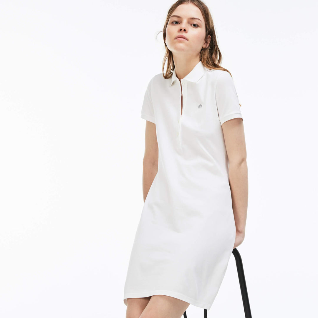 Women's Stretch Cotton Mini Piqué Polo Dress - EF8470