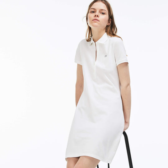 Women's Stretch Cotton Mini Piqué Polo Dress - EF8470