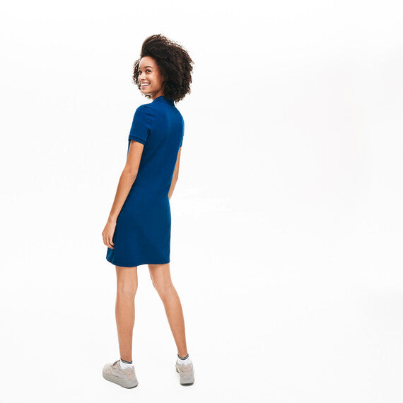 Women's Stretch Cotton Mini Piqué Polo Dress - EF8470