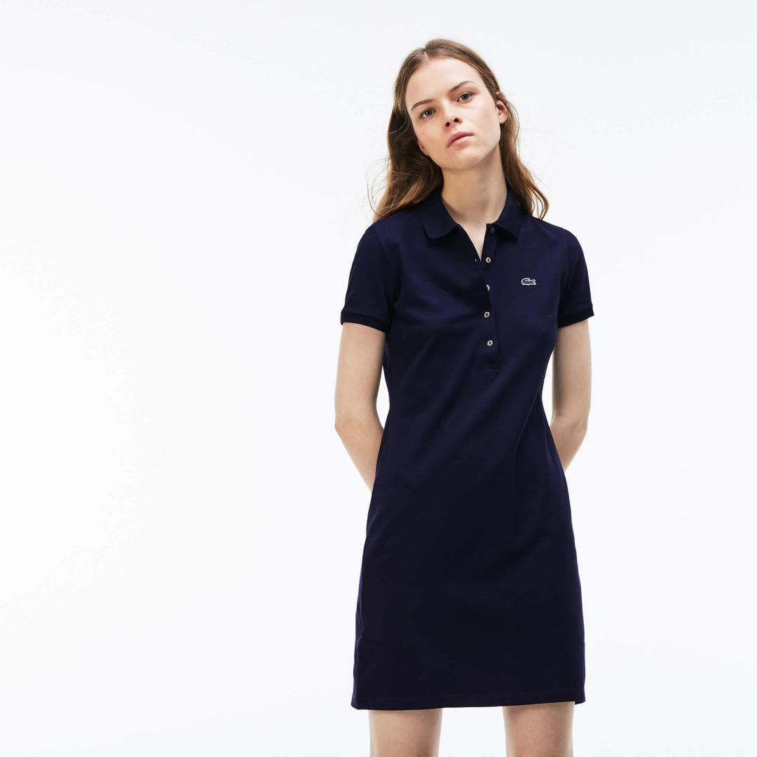 Women's Stretch Cotton Mini Piqué Polo Dress - EF8470