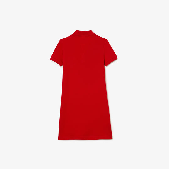 Girl’S Polo-Style Cotton Dress - Ej2816