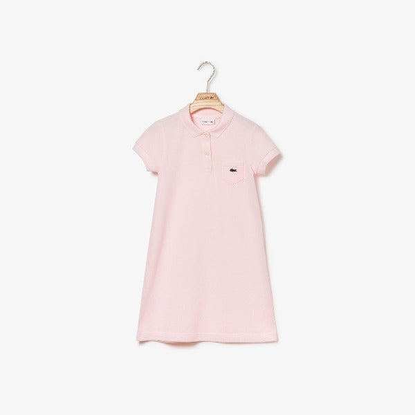 Girls' Polo-Style Cotton Dress - Ej2816