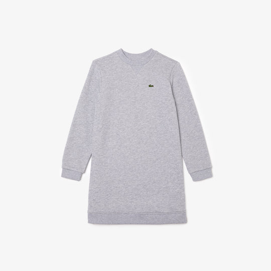 Shop The Latest Collection Of Lacoste Girls' Lacoste Pleated Back Cotton Fleece Dress - Ej9778 In Lebanon