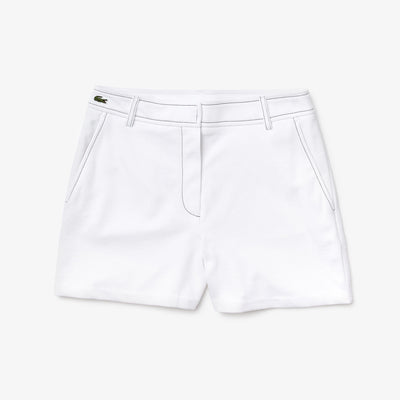 Shop The Latest Collection Of Outlet - Lacoste Women'S Contrast Stitching Shorts - Ff5634 In Lebanon