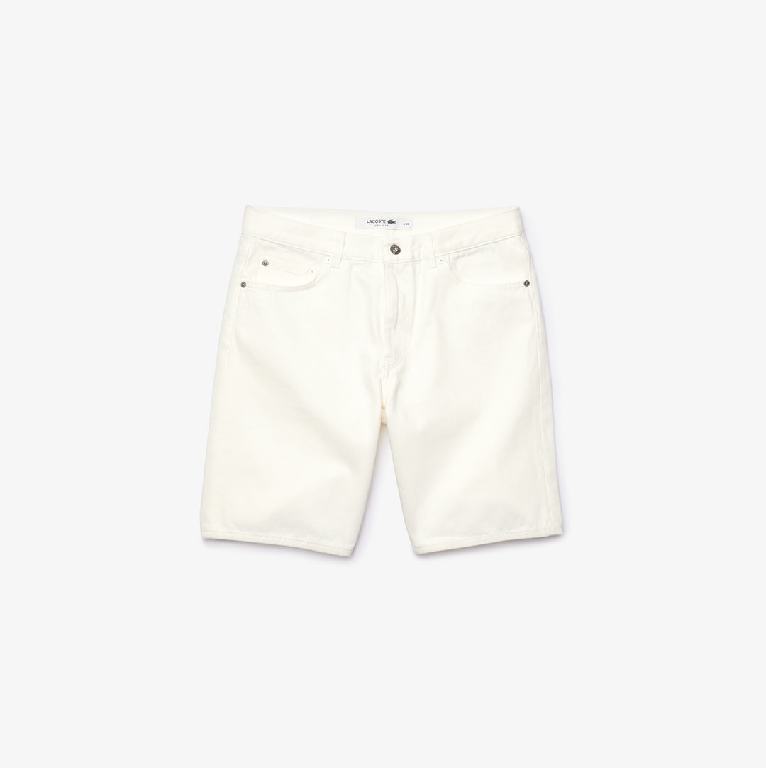 Shop The Latest Collection Of Outlet - Lacoste Men'S Regular Fit Five-Pocket Jean Bermudas - Fh6262 In Lebanon