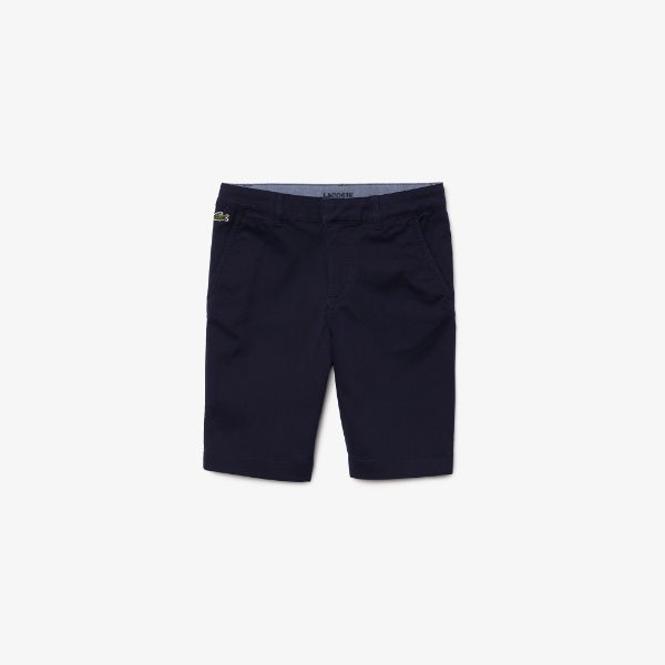 Shop The Latest Collection Of Lacoste Boys' Stretch Cotton Bermudas - Fj9506 In Lebanon